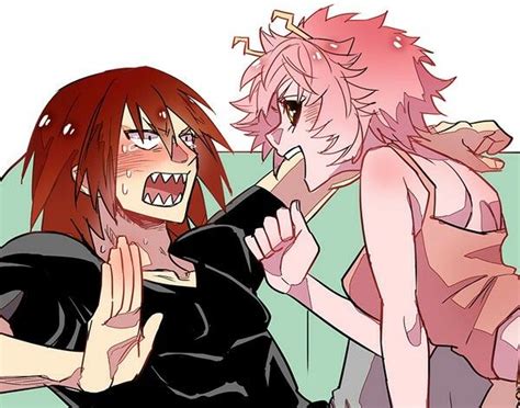 Kirishima X Ashido Kirishima Eijirou Ashido Mina Boku No Hero