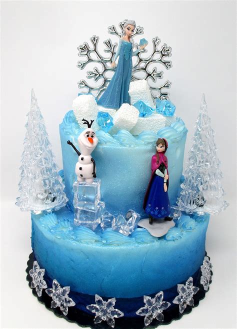 Buy Winter Wonderland Princess Elsa Frozen Birthday Cake Topper Set