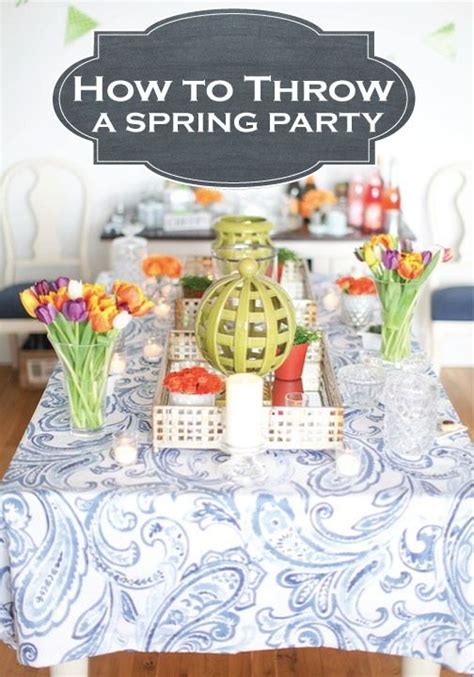 How To Throw A Spring Fling Spring Fling Party Spring Fling Spring