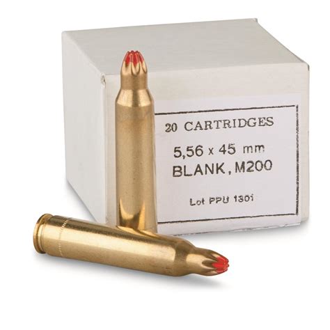 Ppu 556x45mm M 200 Standard Blank Ammo 20 Rds 222522 223 5