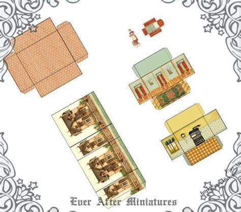 Vintage Matchbox Miniature Dollhouse Kit 3 Diy Miniature Etsy