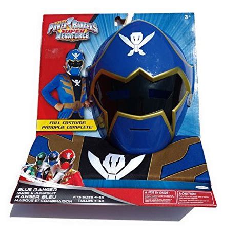 Power Rangers Super Megaforce Costume Blue Childs Size 4 6