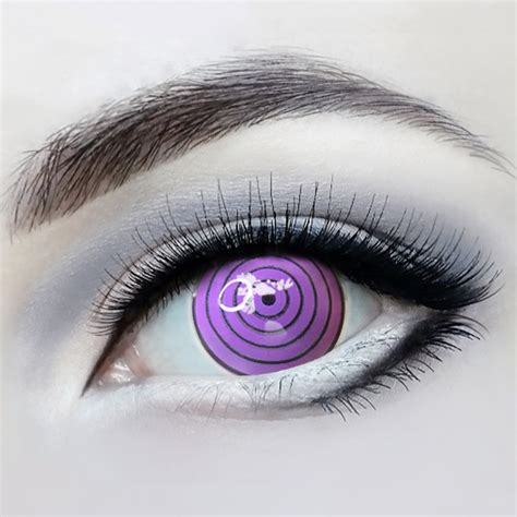 Sharingan Rinnegan Purple Mini Sclera 17mm Contacts New Jinchelvision