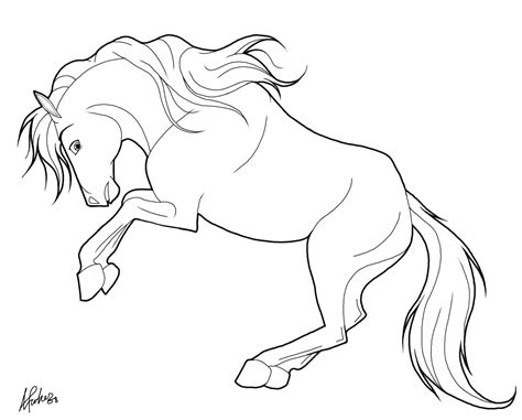Beautiful Horse Animal Coloring Pages For Kids To Print And Color