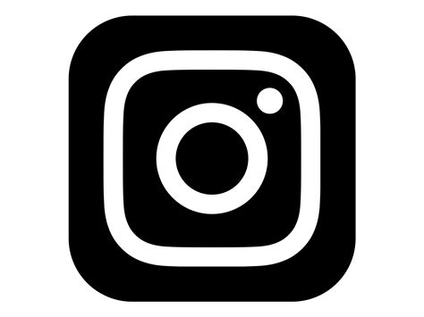 Instagram Icon Black And White Png 88034 Free Icons L