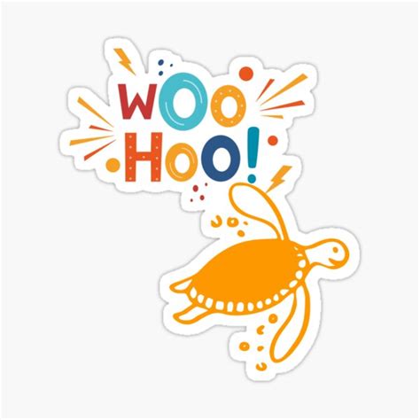 Woohoo Sticker For Sale By Mirillashop Redbubble