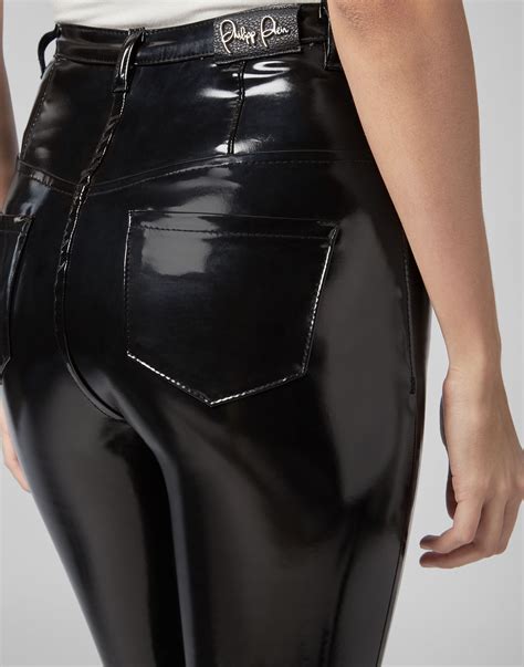 Patent Leather Pants Shiny Clothes Leather Fashion