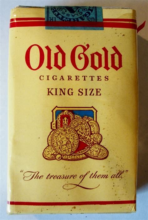 Old Gold 1953 King Size Vintage American Cigarette Pack Cigarette