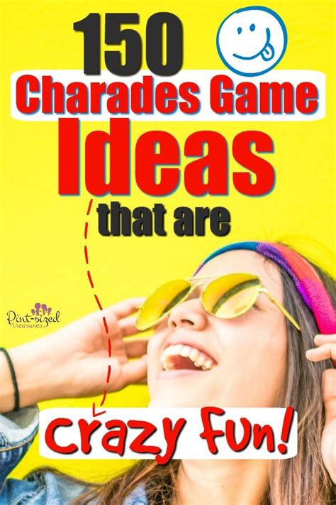 150 Charades Game Ideas That Are Crazy Fun Charades For Kids