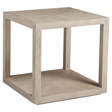 Get the best deals on square side tables. Artistica Credence Modern Wire Brushed Whitewash Wood ...
