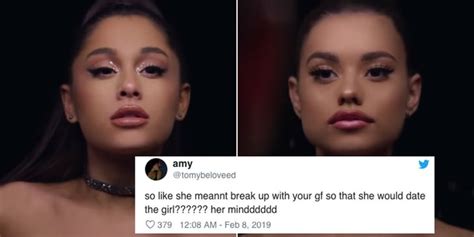 Ariana Grande Break Up With Your Girlfriend Video Tweets Popsugar