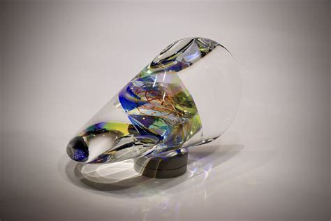 Artist Toland Sand Glass Sculpture Midnight Sun 2022 2978 Westbrook Modern
