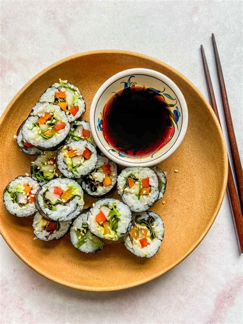 Easy Vegetable Sushi Recipe This Healthy Table