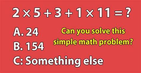 Very Few People Get This Right Without A Calculator Can You Solve It Using Mental Math Truth