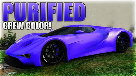 Gta 5 Online New Crew Raremodded Color 61 Purified Youtube