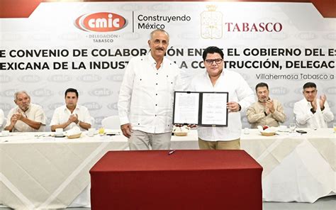 Firman Convenio De Colaboración Gobierno Del Estado Y La Cmic Cámara