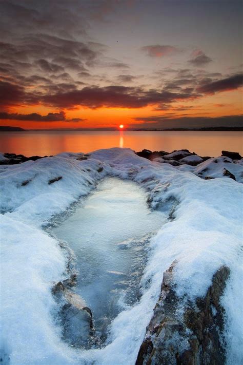 Frozen Pond Oslo Norway