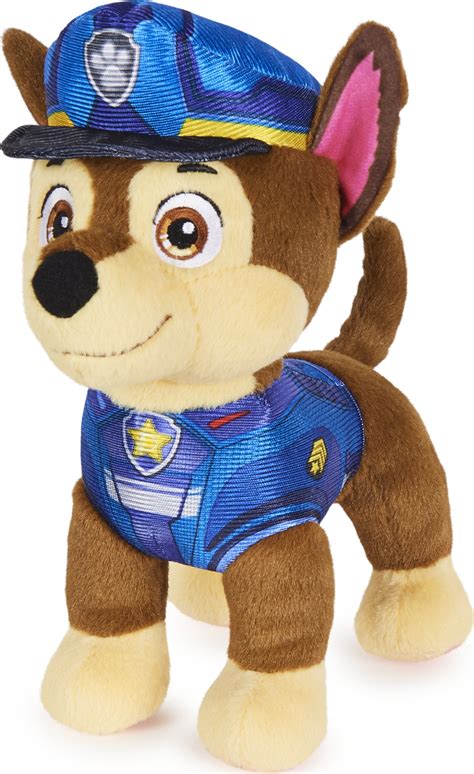 Paw Patrol The Movie Chase 8 Inch Plush Toy For Kids Ages 3 And Up
