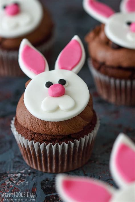 Easter Bunny Cupcakes Recipe Happy Foods Tube