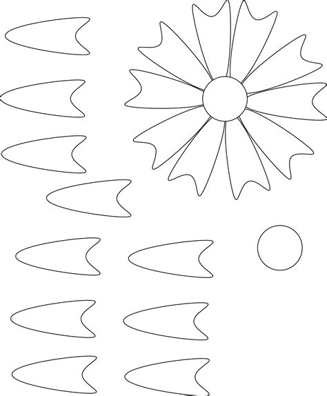 Along with printable files png & pdf. 12 Free Printable Templates | Paper flower patterns ...