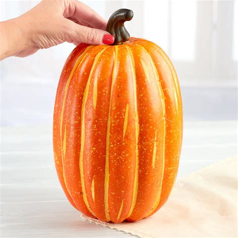 Realistic Artificial Pumpkin Table Decor Fall And Thanksgiving