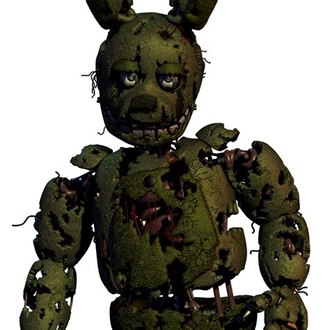 Springtrap Close Up By Mappingkeawathawoffi On Deviantart