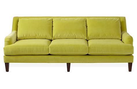Chartreuse Sofa Baci Living Room