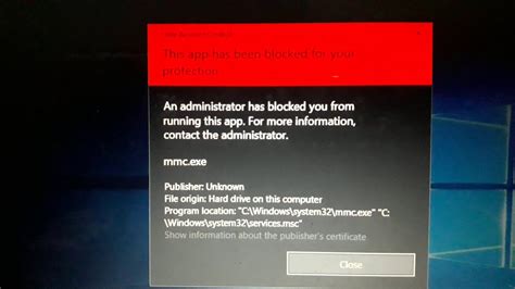 Fix Application Blocked By Administrator Windows 10 Device Computer