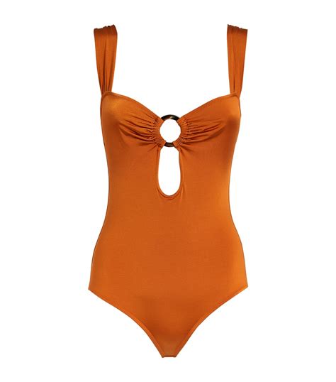 Evarae Orange Amalie Swimsuit Harrods Uk