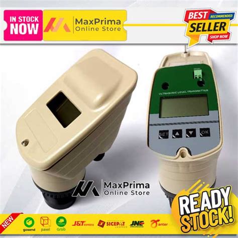 Jual Ultrasonic Level Meter Water Flow Tester Gaug 0 10m 4 20ma 24v