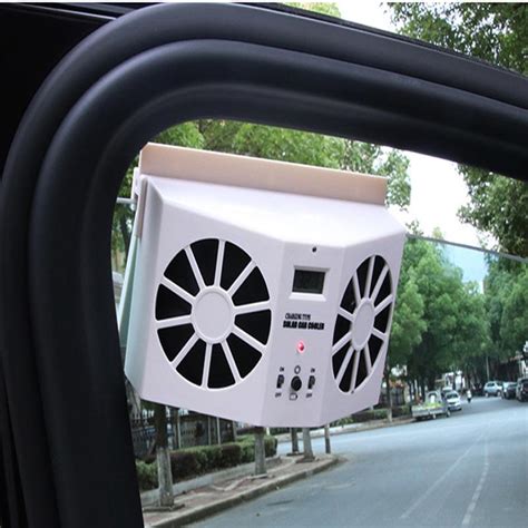 2020 Car Solar Energy Ventilator Window Fans Air Vent Cool Exhaust Fan