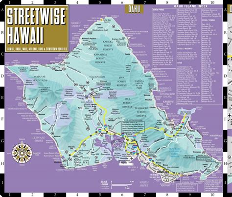 Oahu Map Printable Printable World Holiday
