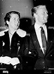 Van Johnson, right, and his wife, Evie Wynn Johnson, ca. 1950s Stock ...