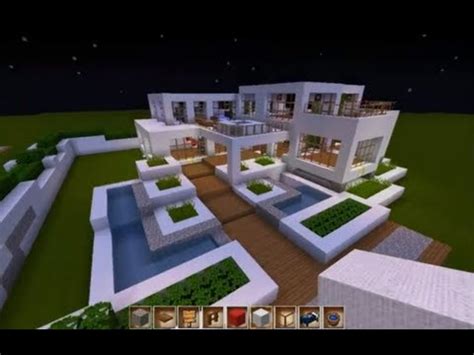 The plan of construction, screenshots and files. Minecraft - Let's Show map Pt.3 - Modernes Haus - Markt ...