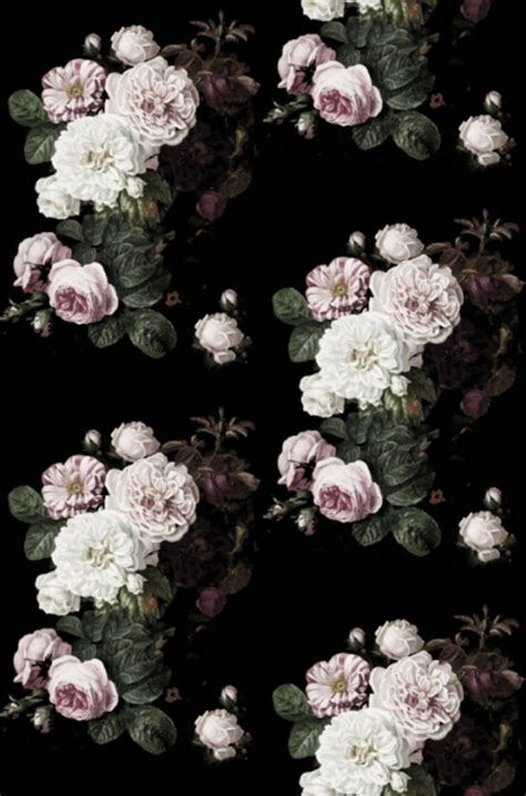 Dark Floral Wallpapers Top Free Dark Floral Backgrounds Wallpaperaccess