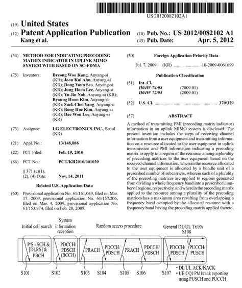 Example Of Patent Applications First Page Download Scientific Diagram