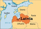 Latvia Map Surrounding Countries | Cities And Towns Map