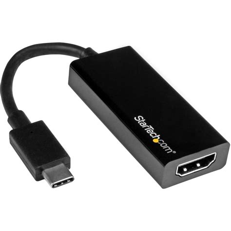 Startech Com Black Usb C To Hdmi Adapter Novatech