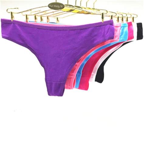 New Arrival Hot Girl G String Solid Color Girls Underwear Panties