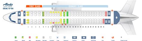 Seat Map Boeing 737 800 Alaska Airlines Best Seats In The Plane