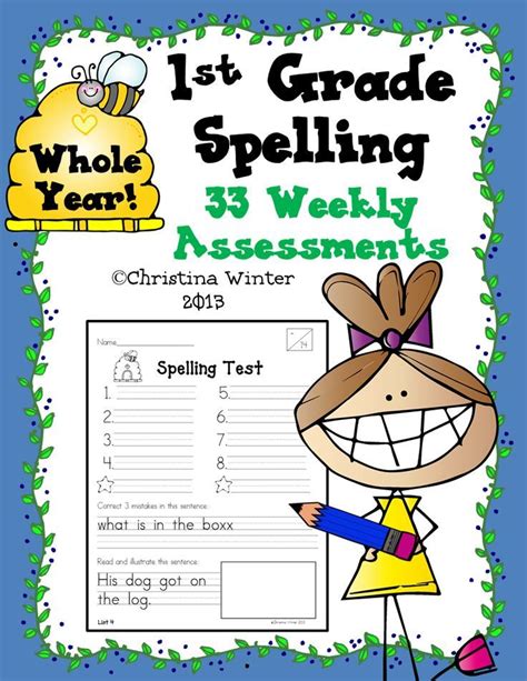 The 1st Grade Spelling Activity For Students To Practice Their Spelling