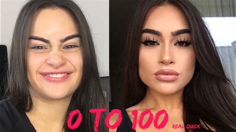 0 To 100 Real Quick Makeup Transformation I Aylin Melisa Youtube