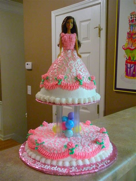 Use is easy for small hands and creative imaginations. 2 Tier Barbie | Barbie cake designs, Barbie cake, Doll cake designs