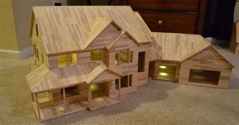 Check out our popsicle stick house selection for the very best in unique or custom, handmade pieces from our art objects shops. Teenager Makes Incredible Mini-Mansion Out Of 8,000 Popsicle Sticks, Complete With Electricity ...