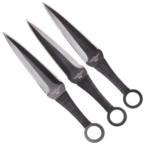 Buy Cheap Exclusive Kunai Three Piece Set Black Throwing Knife