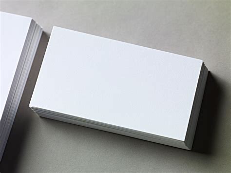 Empty Business Card Template