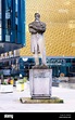 Friedrich Engels Statue. Tony Wilson Place, Manchester, England Stock ...
