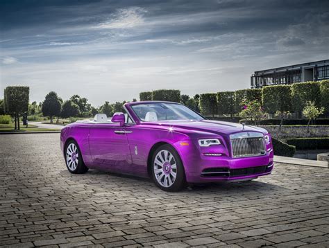 A Purple Rolls Royce Dawn Vehiclejar Blog