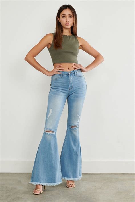 Be Free Bell Bottom Jeans Bell Bottom Jeans Outfit Spring Denim Outfits Bell Bottom Jeans