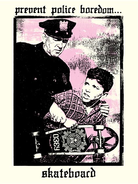 Prevent Police Boredom White 1800px Obey Giant